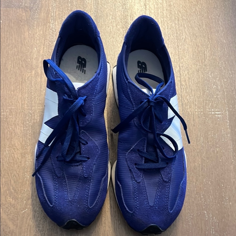 New Balance Navy Blue and White Men's Sneakers - Picture 5 of 7